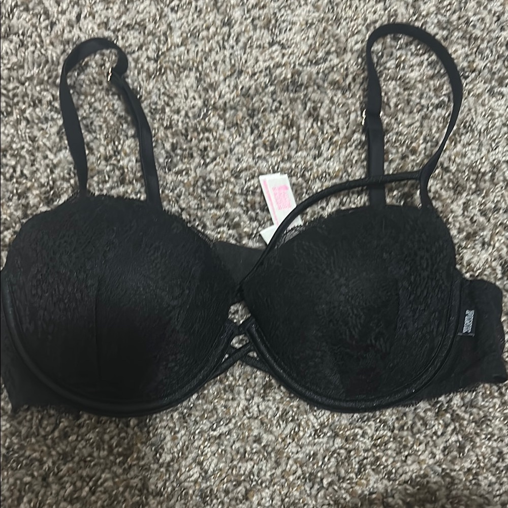 Elegant Black Lace Bra